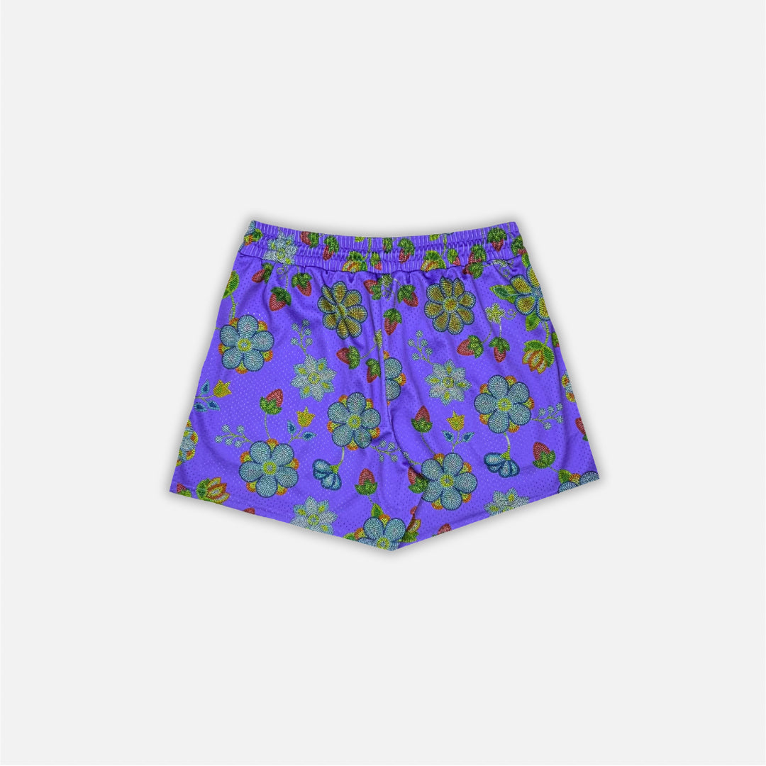 Shinikei Purple Beaded Floral