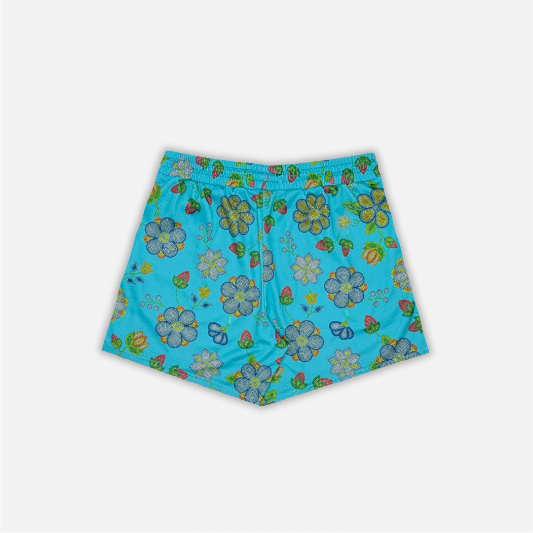 Shinikei Teal Beaded Floral