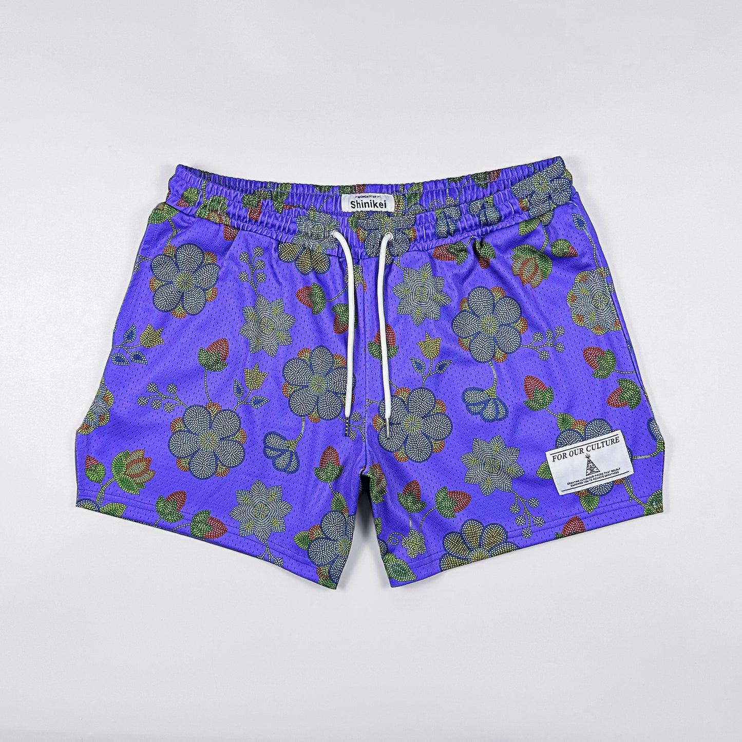 Shinikei Purple Beaded Floral