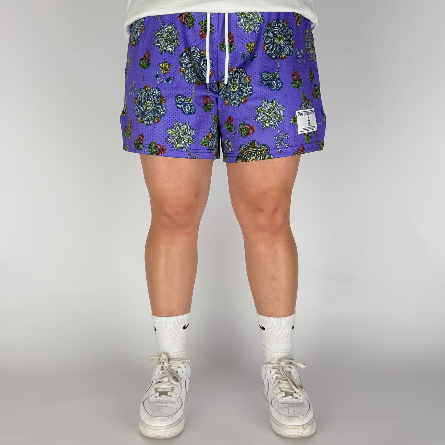 Shinikei Purple Beaded Floral