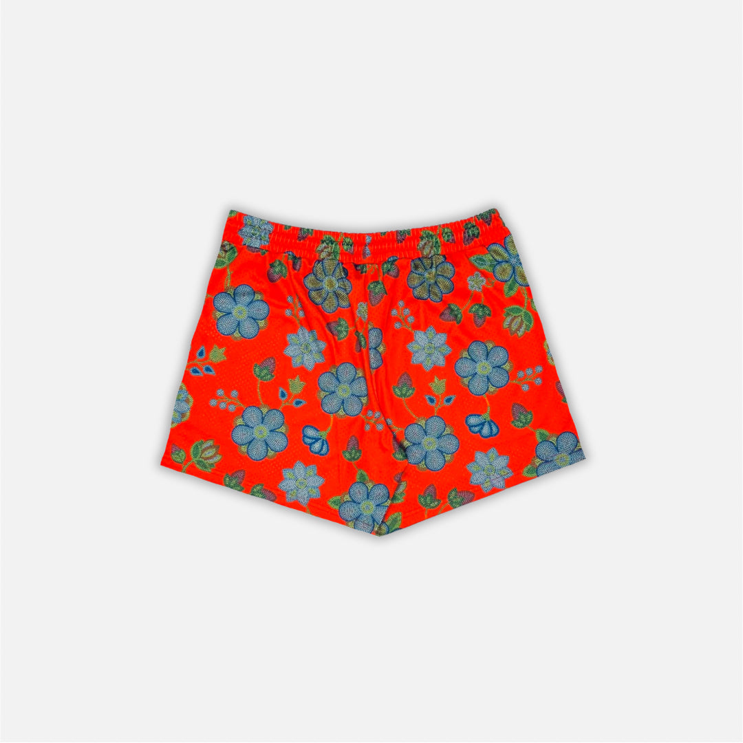 Shinikei Red Beaded Floral