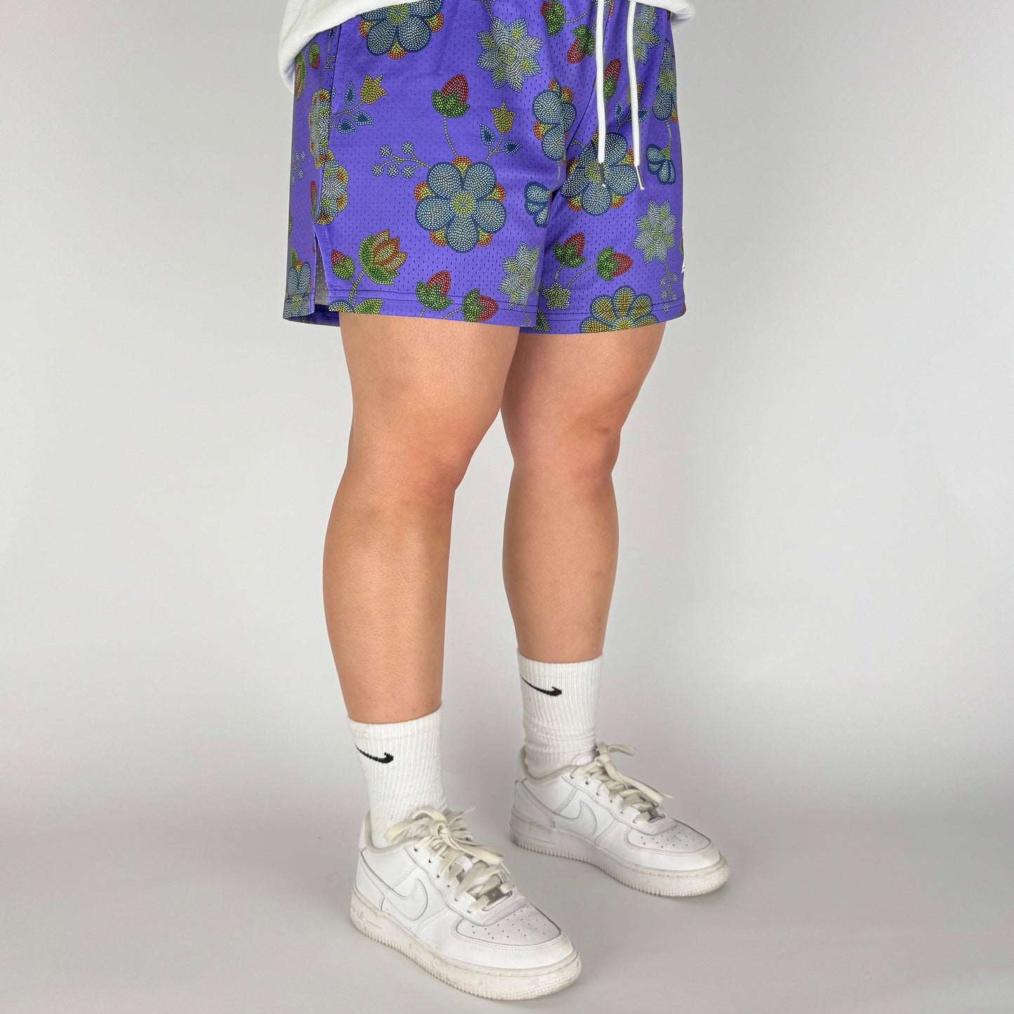 Shinikei Purple Beaded Floral