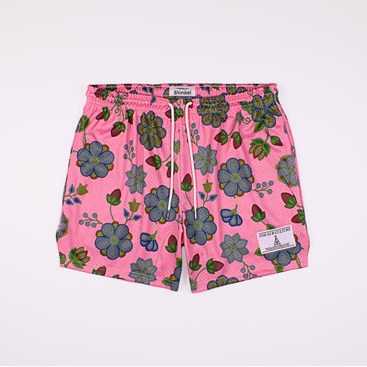 Shinikei Pink Beaded Floral